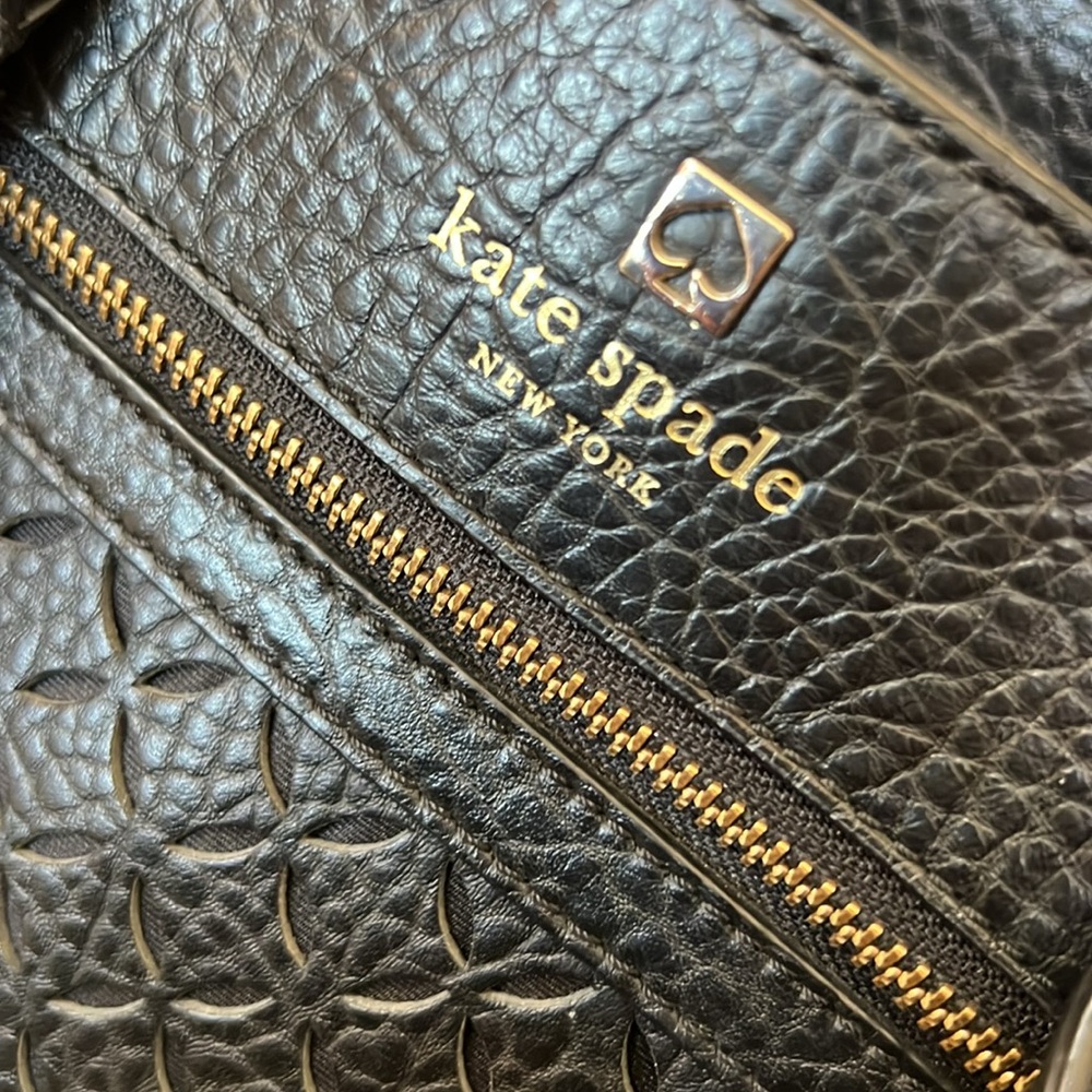 Kate Spade Perrin Lane Romy Black Leather Satchel - Picture 3 of 6